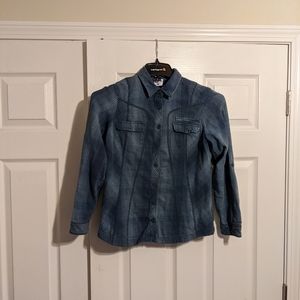 Columbia women's button down long sleeve medium shirt